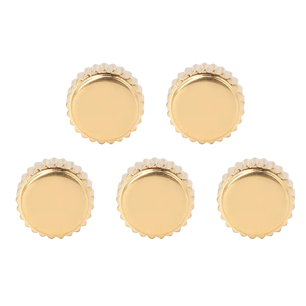 5pcs Watch Crown Parts Quartz Mechanical Watch Crown Spare Kit Replacement Accessories7mm   0.28in