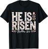 Er ist auferstanden Jesus Christlich Frohe Ostern Damen Kinder Mädchen T-Shirt