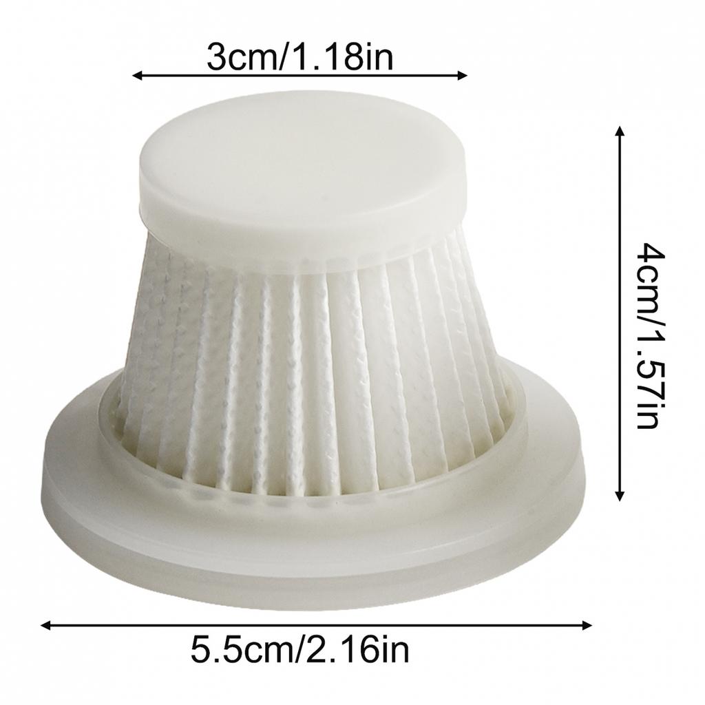 Reusable Filter Set for Cordless Car Vacuum Cleaner 6 Pieces Available