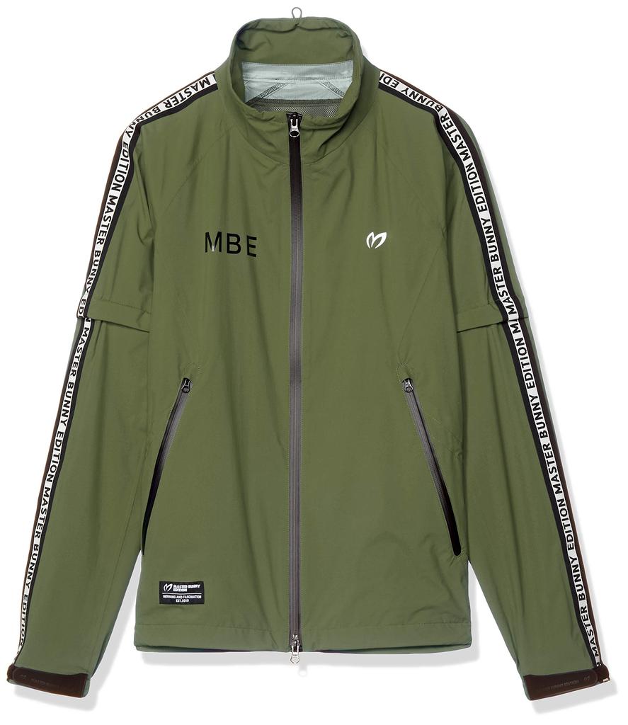 Master Bunny Rain Jacket Size 180 Size to Japanese Size Men's (Waterproof, Breathable, Windproof) / Rain/Golf / 758-0988401, Khaki, (Japan 6, XL)