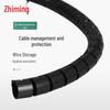 Tubo Organizador de Cables con Cremallera Zhiming PE