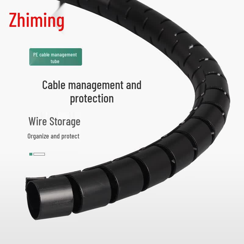 Zhiming PE Zipper Cable Organizer Tube