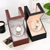 Leather Automatic Watch Winder Box with Motor Rotator