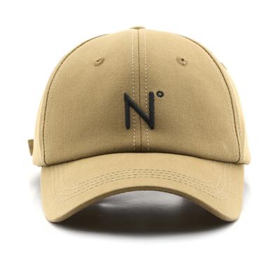 Casquette de baseball lettre N fraîche à visière incurvée voyage en plein air protection solaire pare-soleil chapeau de soleil casquette de couple