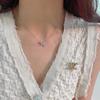 Sterling Sølv S925 Luksuriøst Sløyfe Halskjede - Minimalistisk Kragebenskjede Choker
