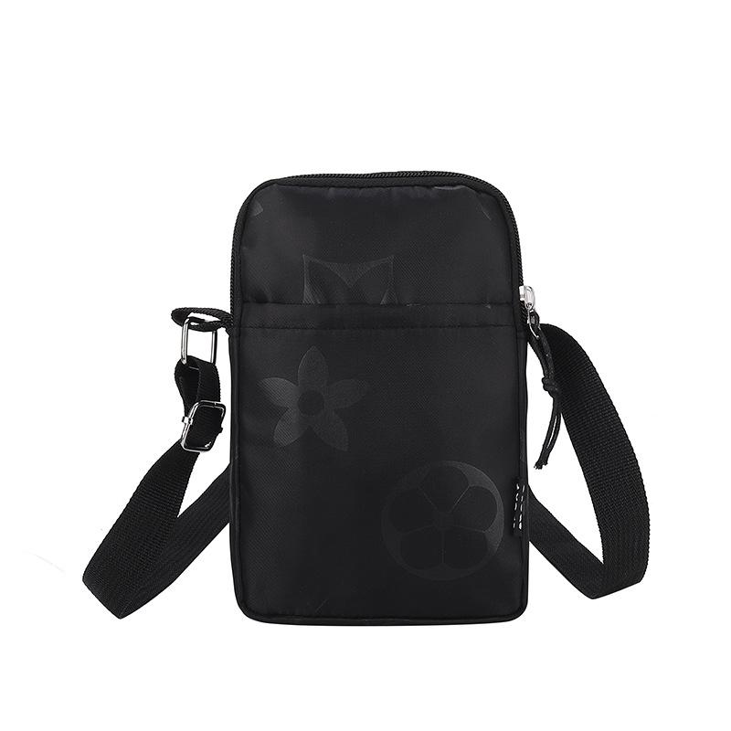 One Shoulder Crossbody Mini Mobile Phone Cloth Bag Travel Shopping Vertical Neck Portable Wrist Change Bag Versatile