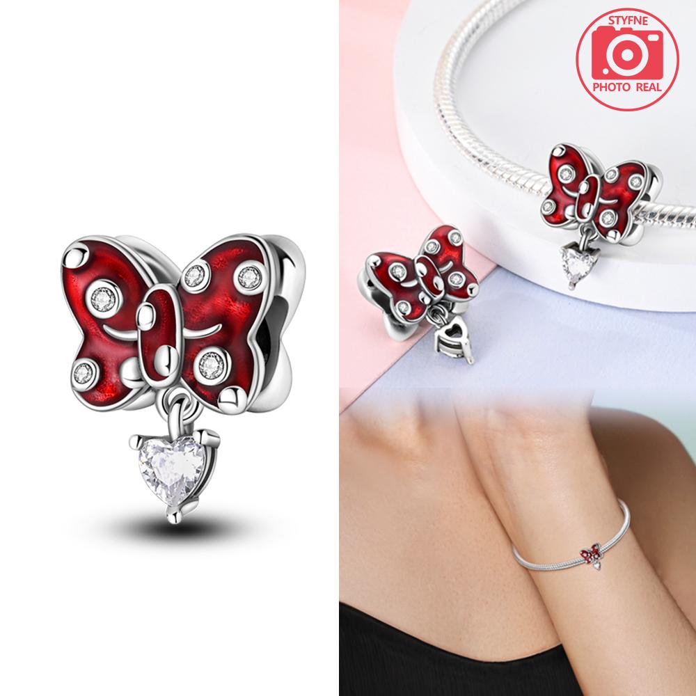 Bow Pendant With A Girlish Heart Copper Colors For Charms Copper Colors Original Bracelet For Jewelry Making