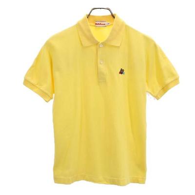 Feito no Japão Bordado do logotipo nas costas Camisa Polo de manga curta LM Feminina Usada