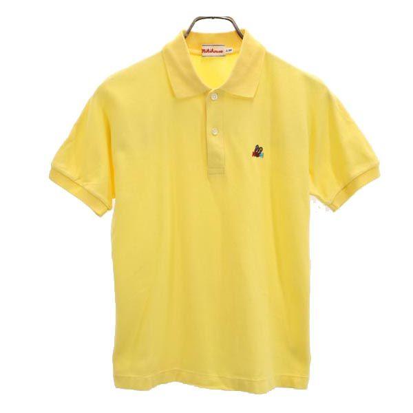 

mikihouse made in Japan Back logo embroidery Short sleeve Polo shirt LM Women Used