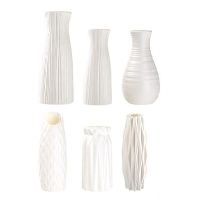 6 STÜCKE Elegante Kunststoff-Blumenvasenhalter Einfache Kleine Blumenaufbewahrungsflasche Für Natürliche Innendekoration