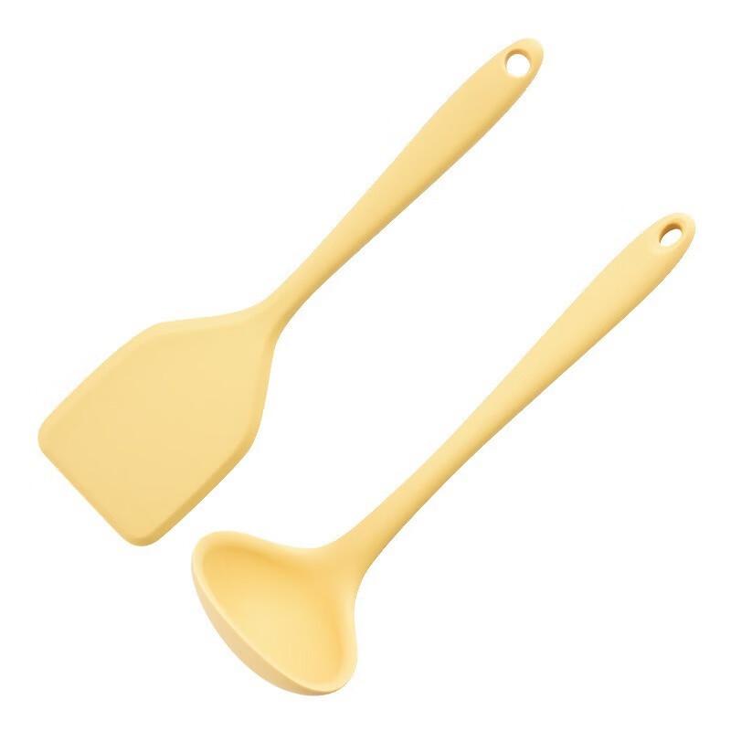 Silicone Spatula & Ladle Kitchen Utensil Set