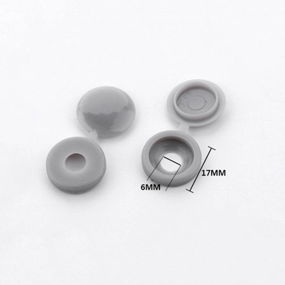 100PCS DIY Screw Protective Covers Universal Fit Fold Snap Cap Fixing Caps Furniture Hardware