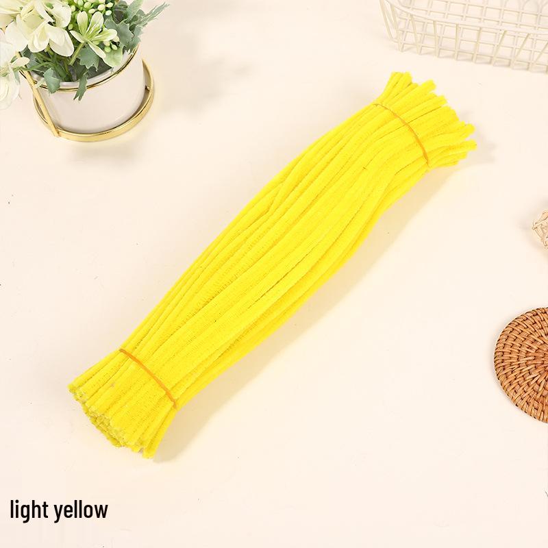 Velvet Chenille Stems: Mixed Color Macaron Twist Sticks