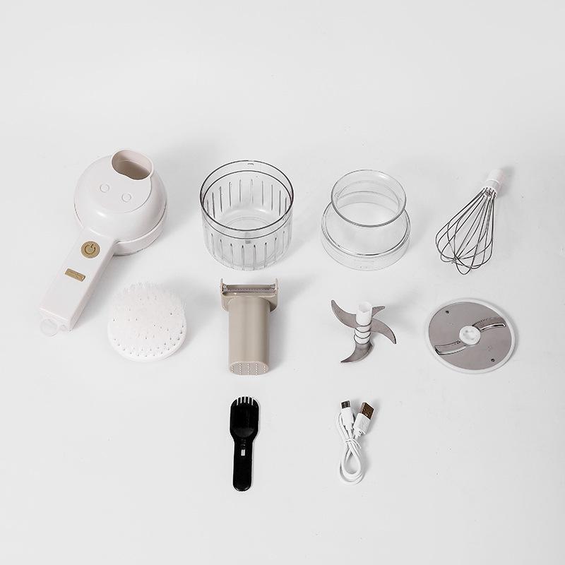 Electric Multi-Function Vegetable Cutter & Garlic Pounder