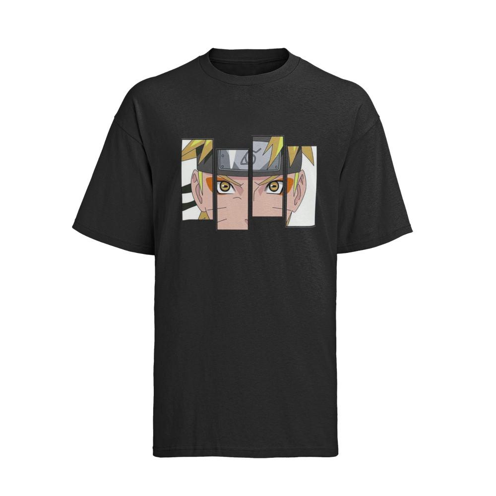 Naruto Shirt Sasuke Anime NInja Merch Bio Baumwolle Herren Baumwolle
