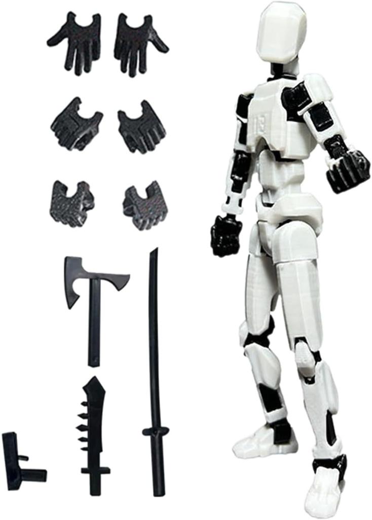 Stampa 3D Lucky Dummy13 Articolato Mobile Assemblabile Robot Bambola Animale Modello Giocattolo Puzzle Antistress Regalo per Bambini