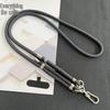 Regulowany 8mm Naszyjnik na telefon komórkowy do noszenia na krzyż - Zewnętrzny pasek zapobiegający zgubieniu w stylowym designie