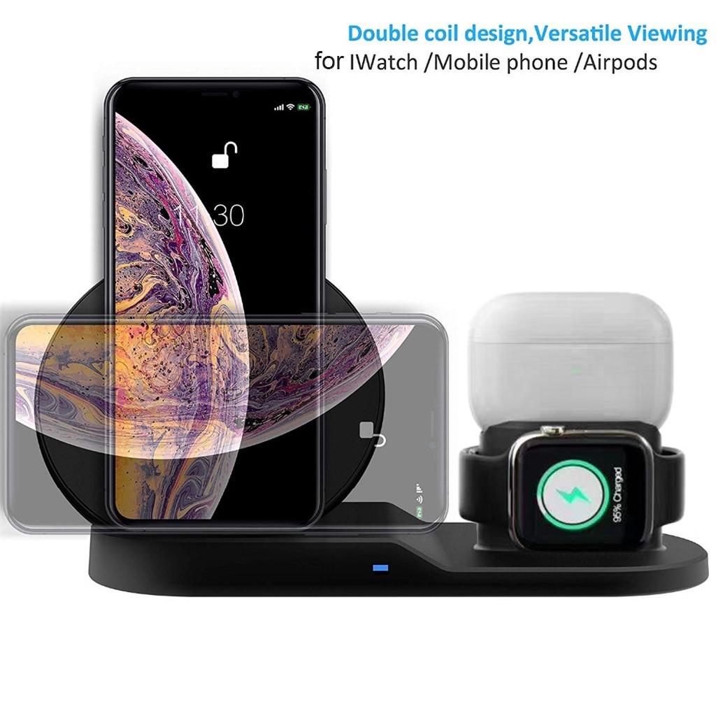 3-in-1-Wireless-Ladestation mit 10 W zum Aufladen von 11 Pro-Geräten