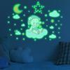 Luminous Fairy Mermaid Wall Stickers Kids Bedroom Home Decor Glow In The Dark Fairy Butterfly Decal Stickers Switch Wallpaper