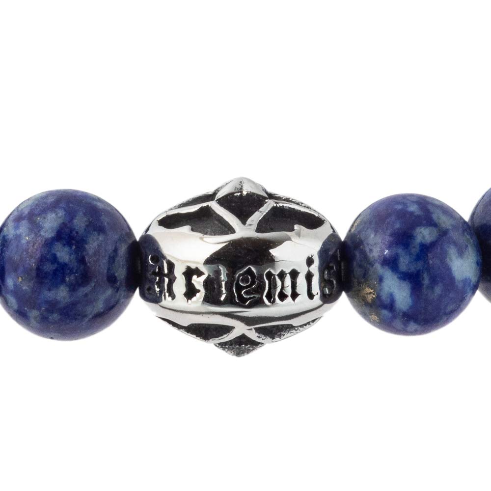Artemis Classic 2020AW Collection: A beautiful deep ultramarine blue laurel bracelet made with natural lapis lazuli. Artemis Classic Tracery Natural