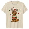 Christmas Dog Holiday Festive Unisexs TShirt Unisexs Graphic Tee Unisex Tee