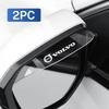 For Volvo 2PCS Transparent Car Emblems Rearview Mirror Rain Eyebrow Shield Cover For Volvo V60 XC60 XC90 S60 XC40 V40 S80 V90 EX