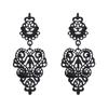 Baroque Hollow Geometric Dangle Earrings for Women Gold Color Palace Style Jewelry Bohemian Hanging Earrings Oorbellen