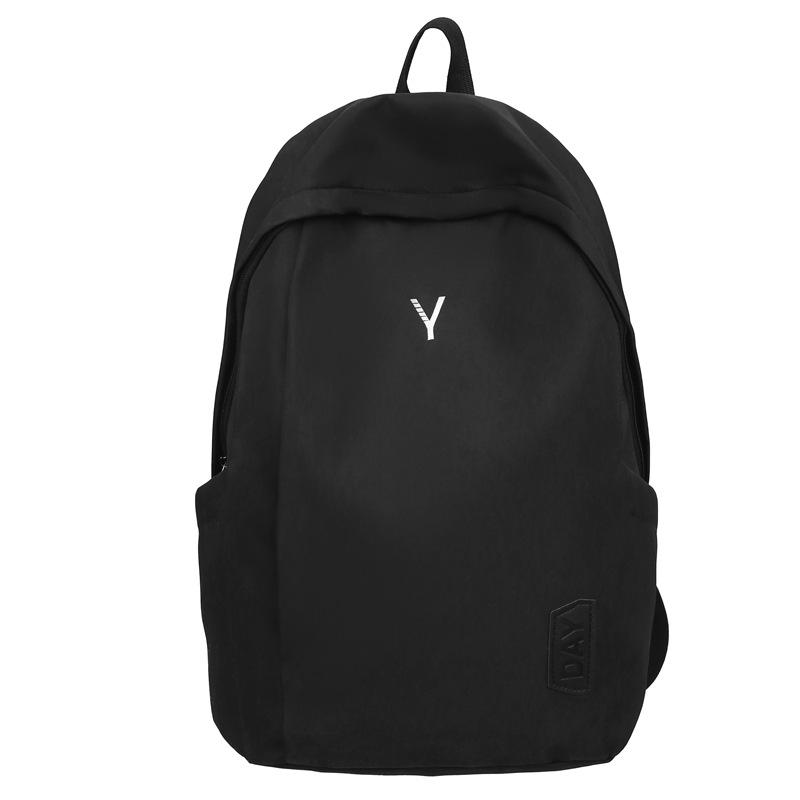 

Korean version contrasting color splicing backpack women s new college student fashion high school backpack small fresh junior high school backpack чорний
