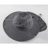 Home Prefer Mens UPF 50+ Sun Protection Cap Wide Brim Fishing Hat with Neck Flap