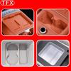 For BYD Leopard Titanium 7 2025 2026 Car Styling Central Control Silicone Water Cup Holder Pad Wireless Charging Pad Accessories