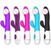 Factory Wholesale 30 Frequency Dual Motors Massager Rabbit Vibrator Female Av Sex Massager Clitoral G Spot Vibrator Dildo