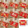 Non-slip Spring Festival Door Mat Cartoon Entrance Feet Mat Traditional Entrance Door Rug  Holiday