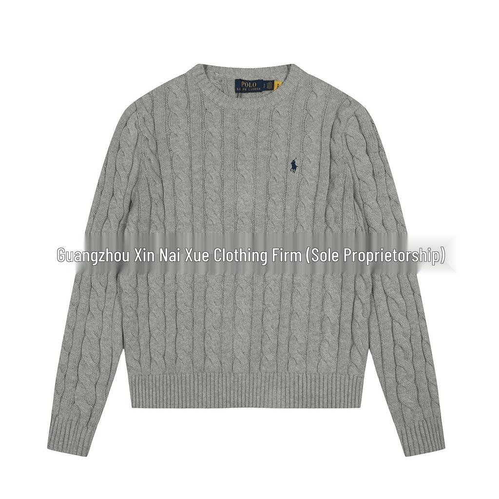 Hochwertiger Ralph RL Klassischer Unisex Strickpullover