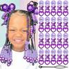 Multi-Color Colorful Hair Beads Kits DIY Painless Braiding Beads New Dreadlock Braids Decor  Girls
