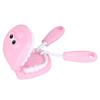 Children's Doctor Toy Set Simulation Dentist Play House Role Playing Medicine Box Stethoscope Children's Toy Set(Pink )