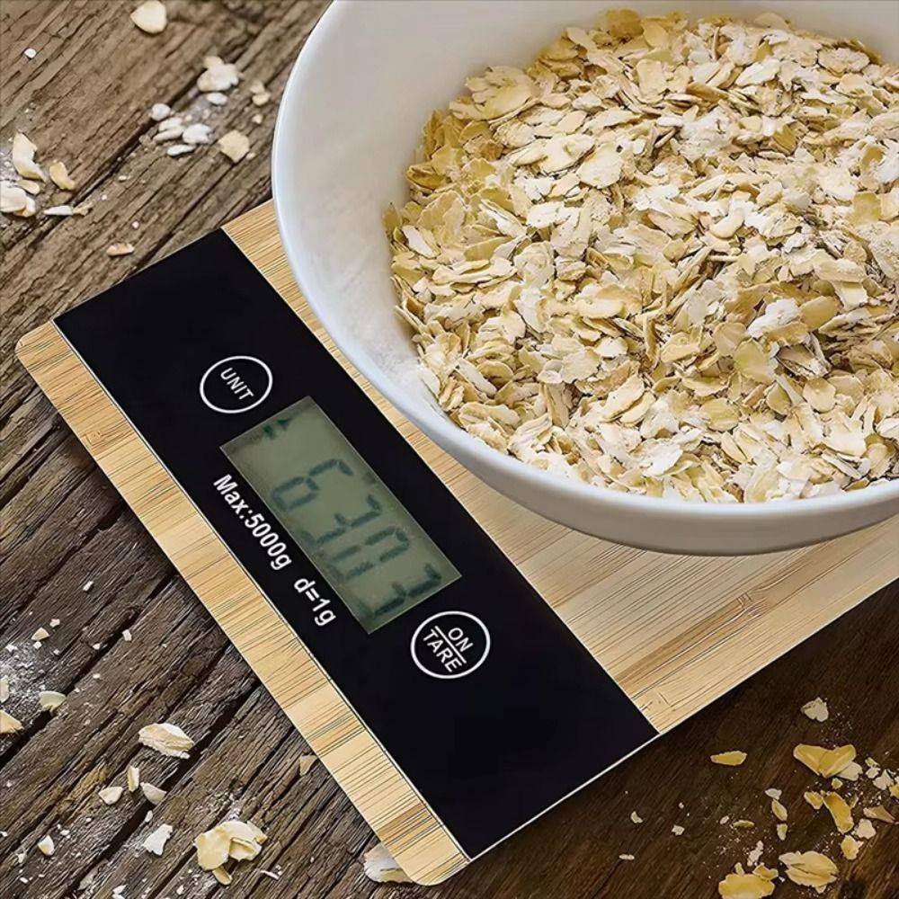 5kg Weighing Digital Food Scales Tare Function Electronic Household Scale  Coffee