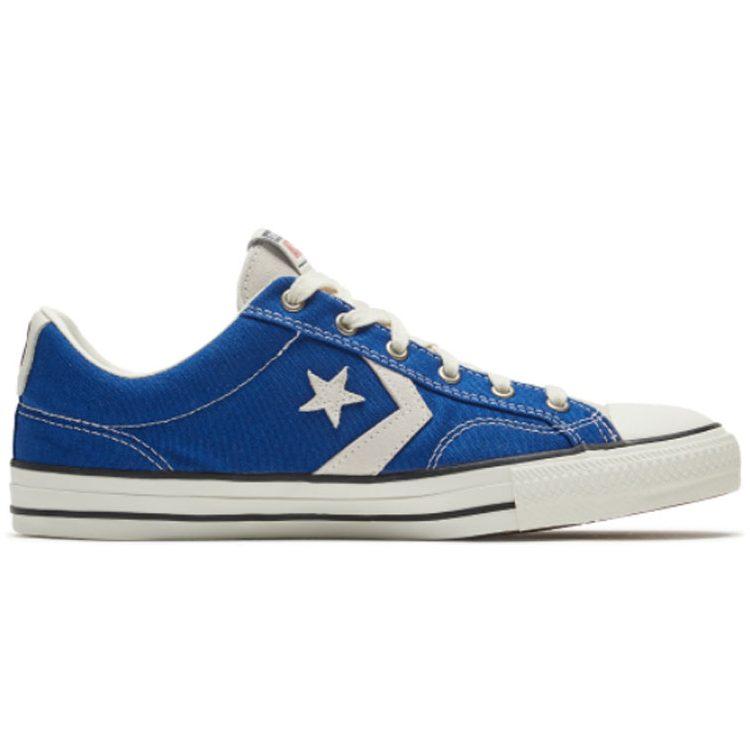 Converse Star Player Retro Casual Skateboarding Shoes Unisex Blue White 167979C