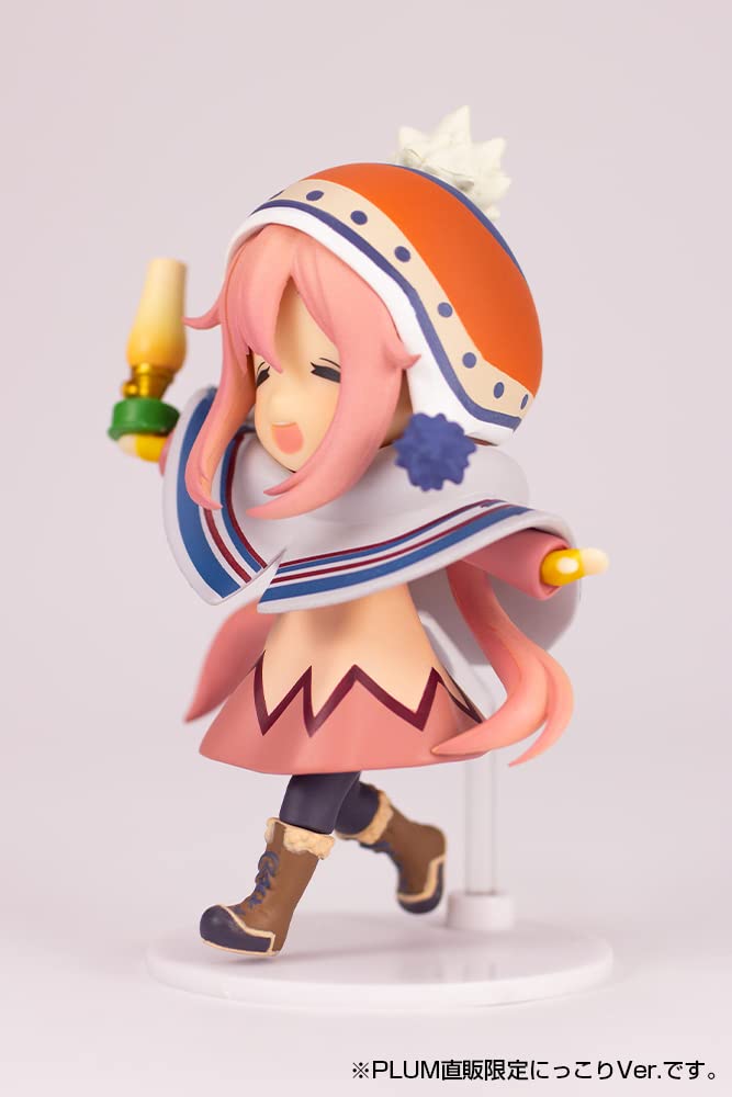 [Limited Edition] Yuru Camp Season 2 Mini Figure: Nadeshiko Kagamihara Smiling Ver. Approximately 70mm Tall, Pre-painted, PVC Figure