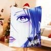 Japanse Klassieke Anime N NANA Cartoon Deken Voor Zachte Plaid Deken voor Picknick Bed Bank Huis Slaapkamer Gezellig Warm Comfortabel