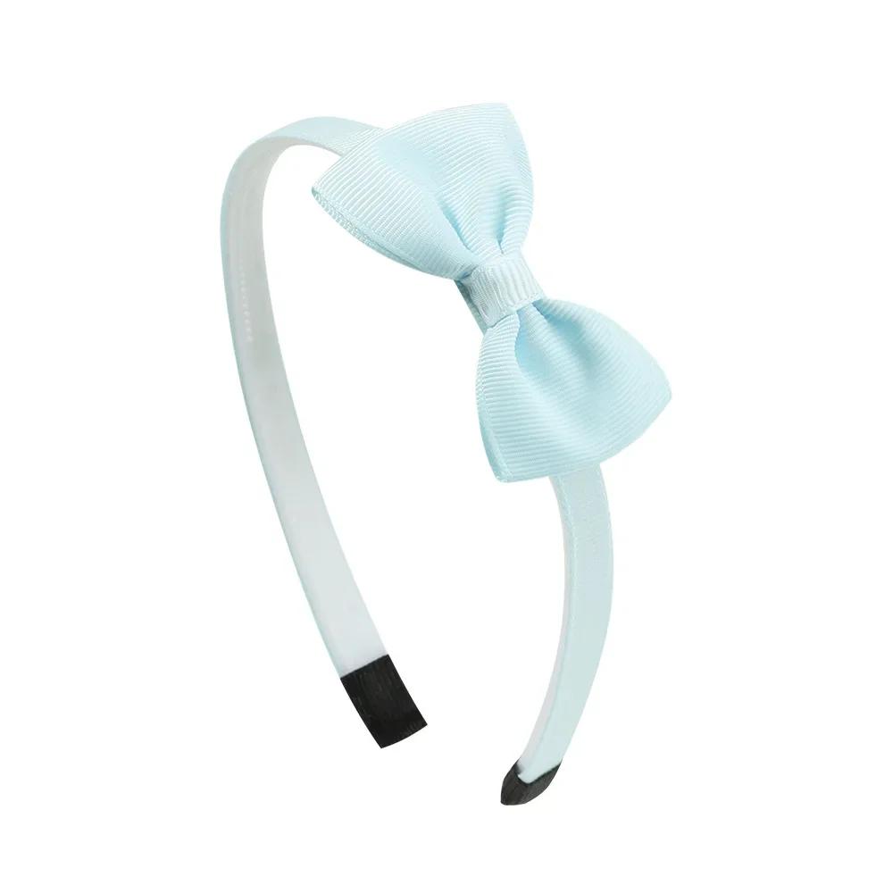 1pcs Cute Solid Color Ribbon Handmade Hair Bows Hair Bands for Girls Headband 20 Colors Cute Children Kids Baby Hair Accessories
