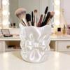 Smooth Makeup Brush Storage Bucket Creative Desk Stationery Organizer  Desktop Use