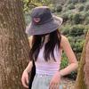 Retro Washed Love Cowboy Bucket Hats Women Spring Summer Outdoor Frenulum Sun Protection Sweet Pink Sun Hat Fisherman Caps