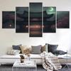 Canvas Wall Art for Home Decor Nordic Poster Japanese Landscape Picture Print Artwork Living Room Interior Art Work 5 PCs No Frame