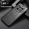 Genuine Leather Crocodile Pattern Full Package Protective Cover for Huawei Enjoy 60 / 60Pro / 60X Mobile Phones.