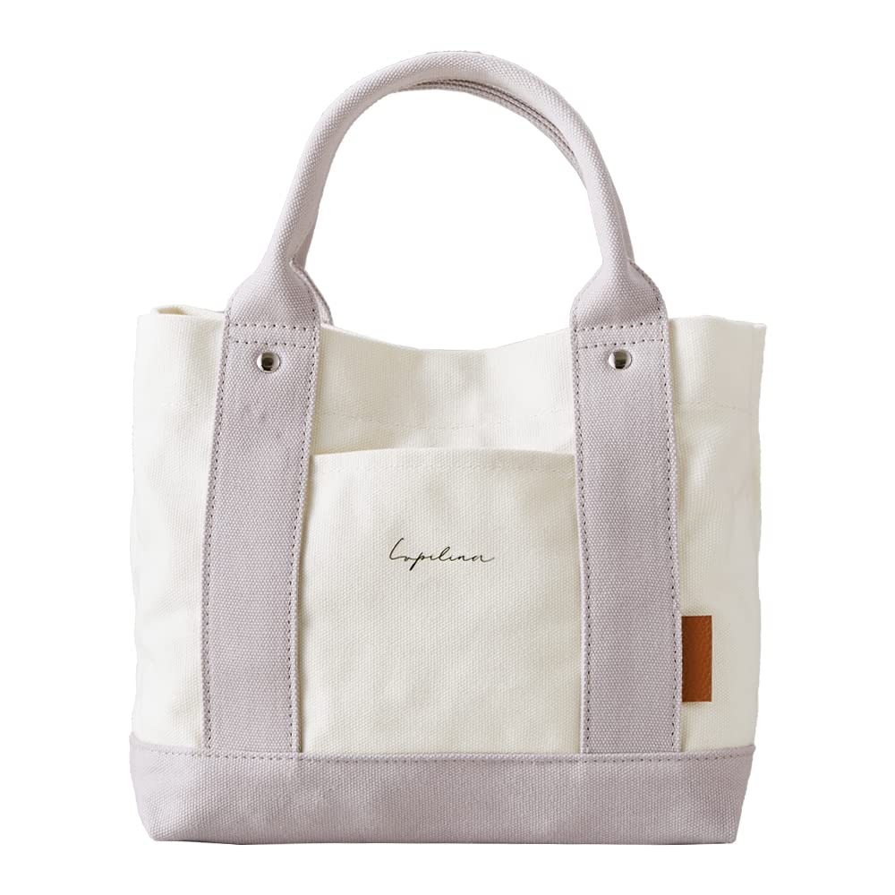 

[Lupilina] Mini Tote Bag, Canvas Tote Bag. Simple and sophisticated, made with high-quality fabric for exceptional usability. More storage space than