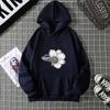 Simple Beautiful Sunflower Printed Women Hoodies Harajuku Fleece Hoody Fashion Loose Sportswear Pocket Autumn Woman Clothes