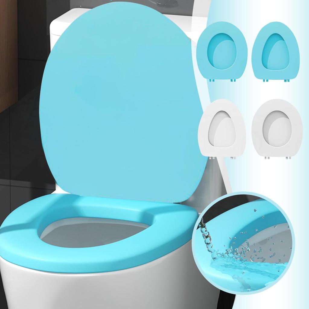 Soft Close Quick Release Toilet Seat Elongated,Oval Toilet Seat with Quiet Close,Soft Vinyl Cove With Comfort Foam Cushioning,V Shape Toilet Seats