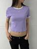 Lige Ringer T-Shirt Purple