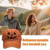 Halloween Pumpkin Hat Running Hats Pumpkin Face Trendy Headwear for Outdoor Camping Travel Halloween Parties Fishing Beach