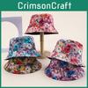 Stylish Womens Fisherman Cap With Floral Pattern And Sun Block For Daily Outdoor Wear